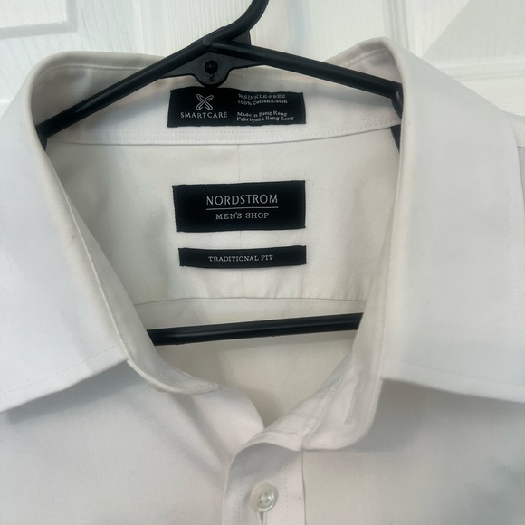Nordstrom Mens Shop Smartcare Traditional Fit Dress Shirt - Picture 6 of 6